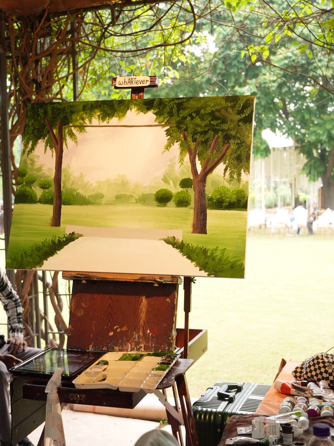 live painting at weddings