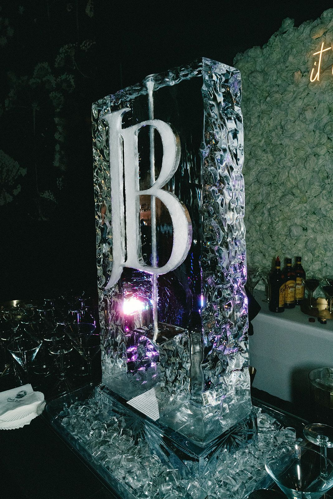 trendy cocktail wedding decor